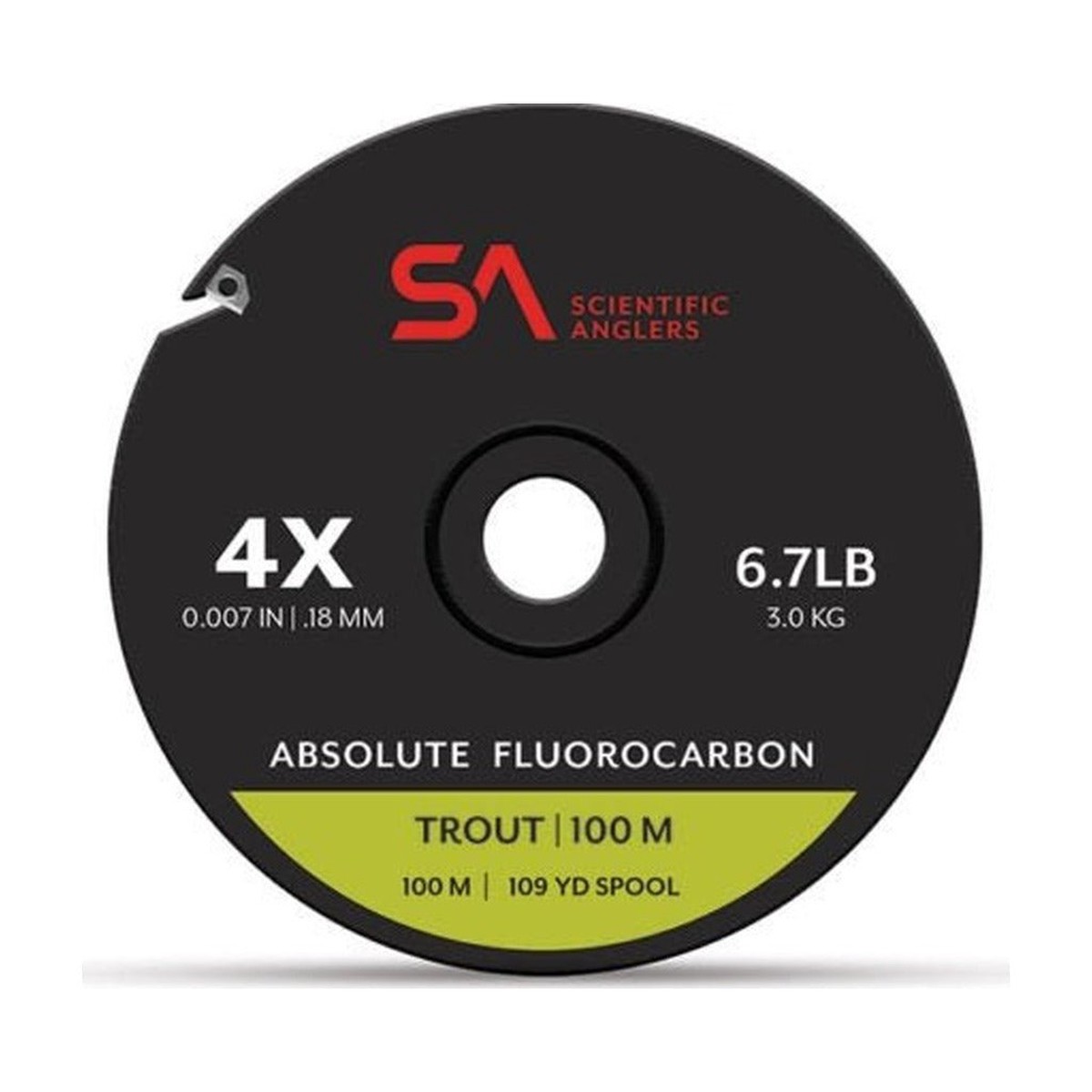 Scientific Anglers Absolute Fluorocarbon Trout Tippet - 100m
