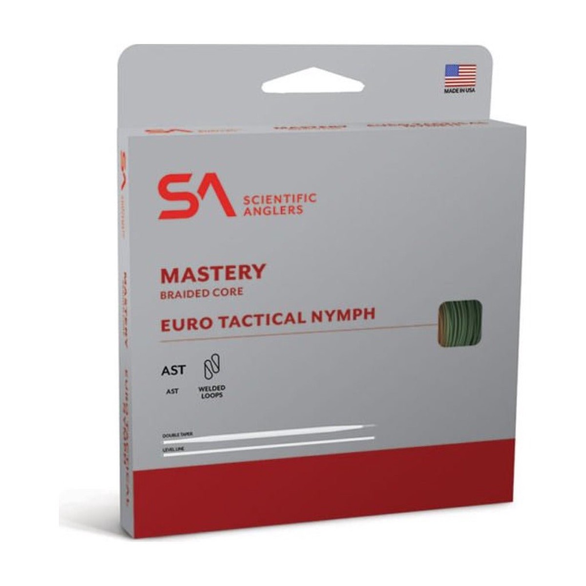 Scientific Anglers Mastery Euro Tactical Nymph Braided Core - Level