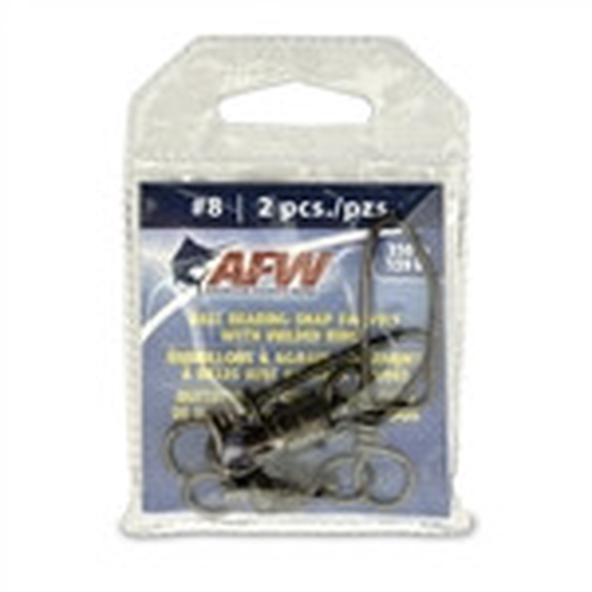 AFW Ball Bearing Snap Swivel 350# 2 Pack