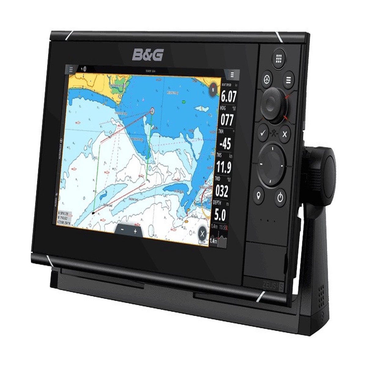 B&G Zeus 3S 9" touchscreen display With C-Map Enhanced Chart - 000-15408-001