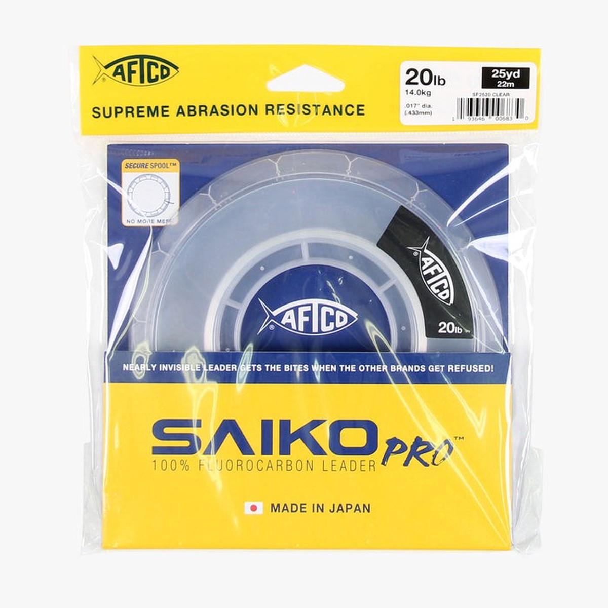 AFTCO Saiko Pro 100% Fluorocarbon Leader