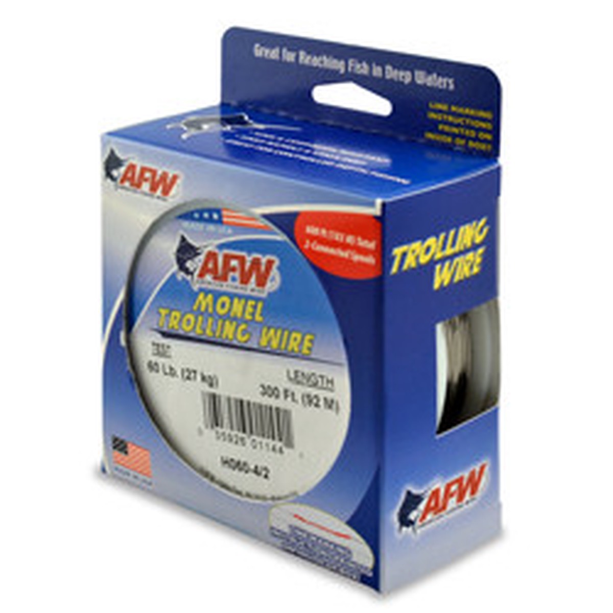AFW Monel Trolling Wire 2 x 300ft Spools Test: 60