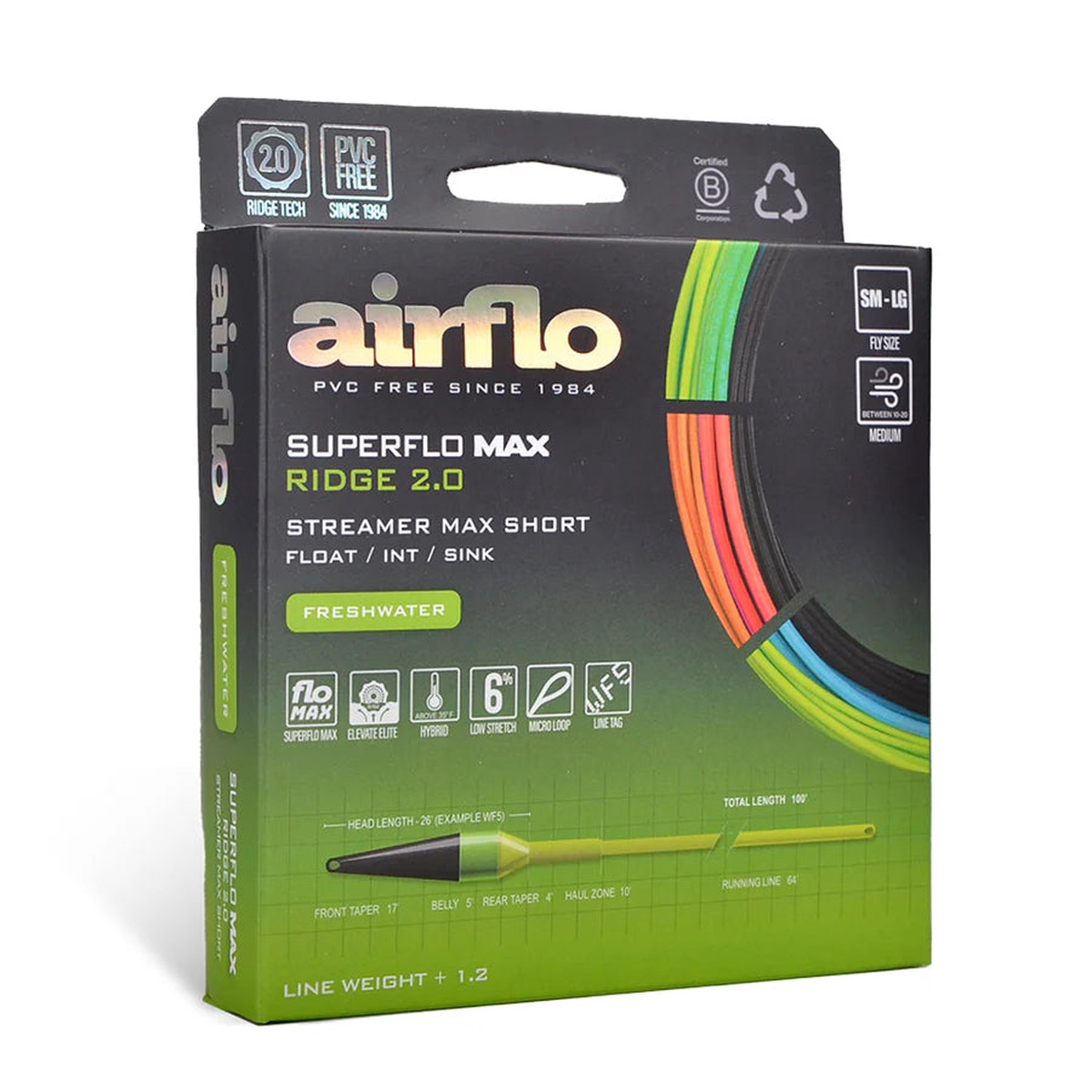 Airflo Supermax Ridge 2.0 Streamer Max Short