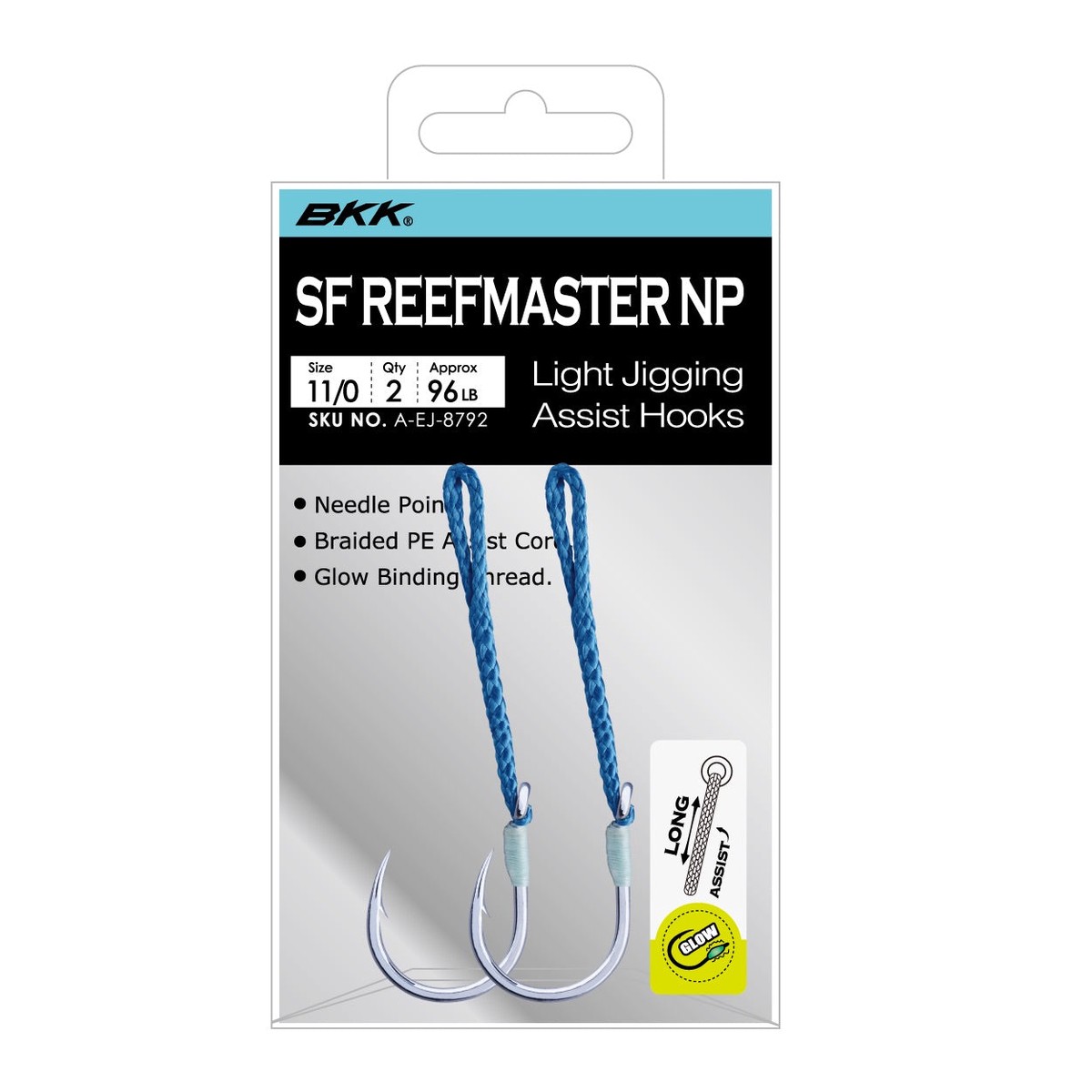 BKK - SF Reefmaster NP Long Jigging Assist Hooks