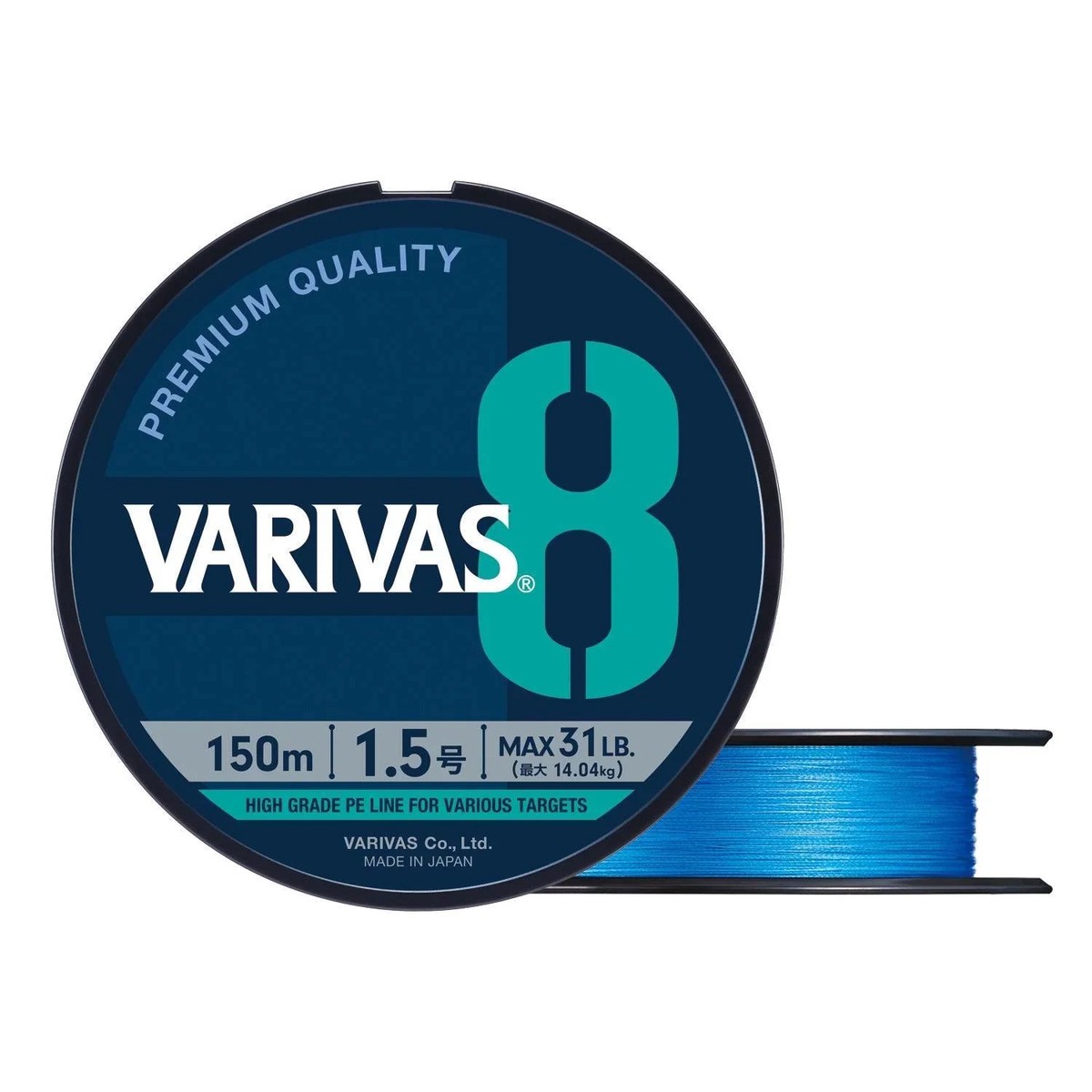 VARIVAS 8 Blue PE Braid 150M