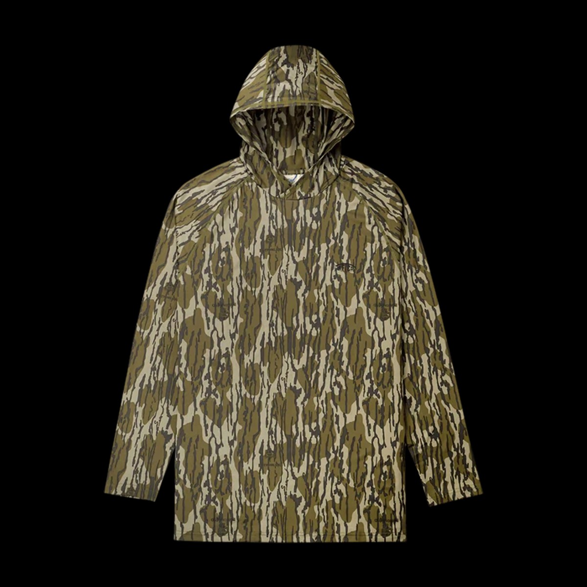AFTCO Mens Mossy Oak Camo Performance Hood UPF 50 Fishing Shirt