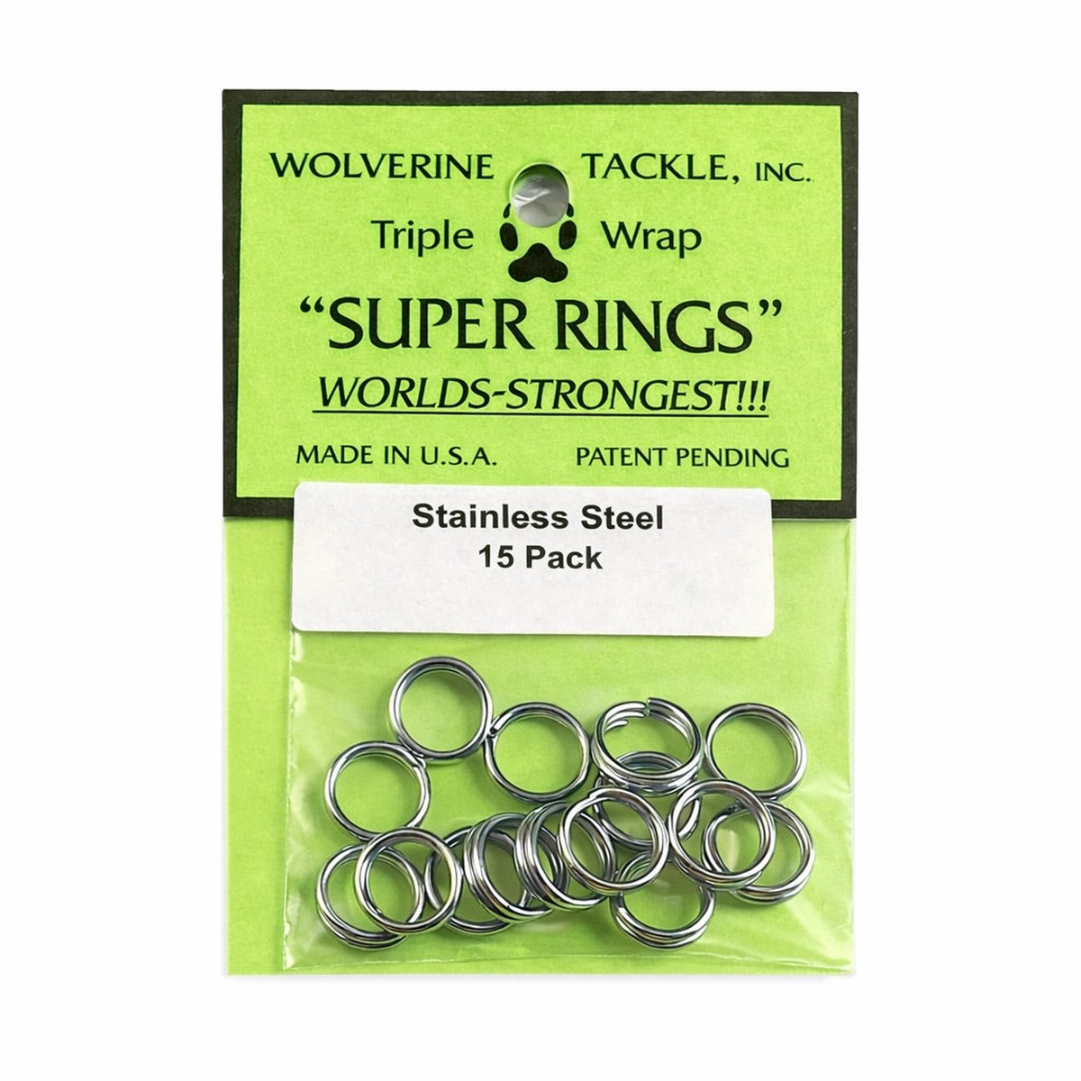 Wolverine Tackle - Stainless Steel Split Rings