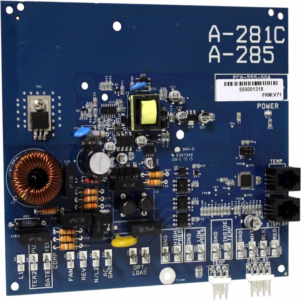A-281C Control Board ASY-555-X0A