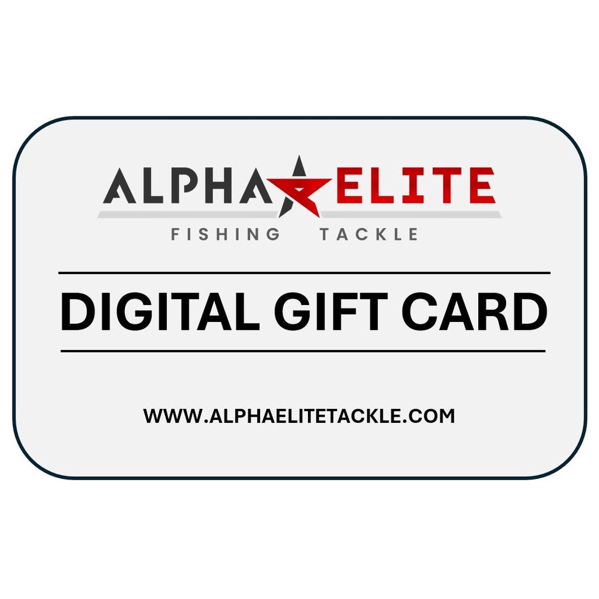 Alpha Elite Fishing Tackle Digital Gift Card