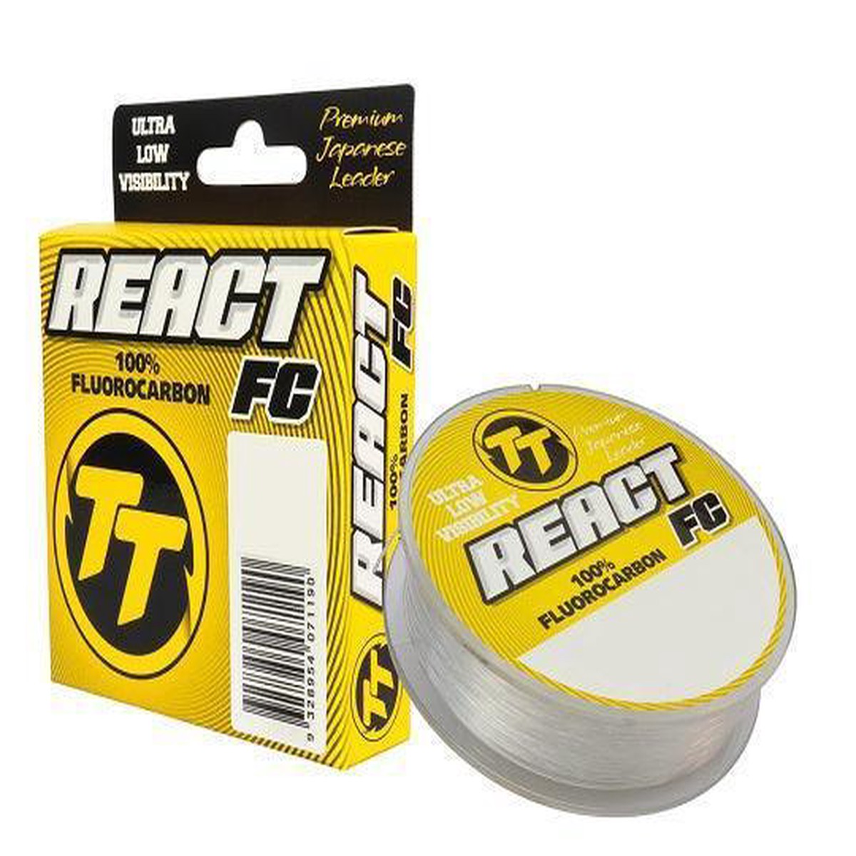 TT React FC 100% Fluorocarbon Leader 100M