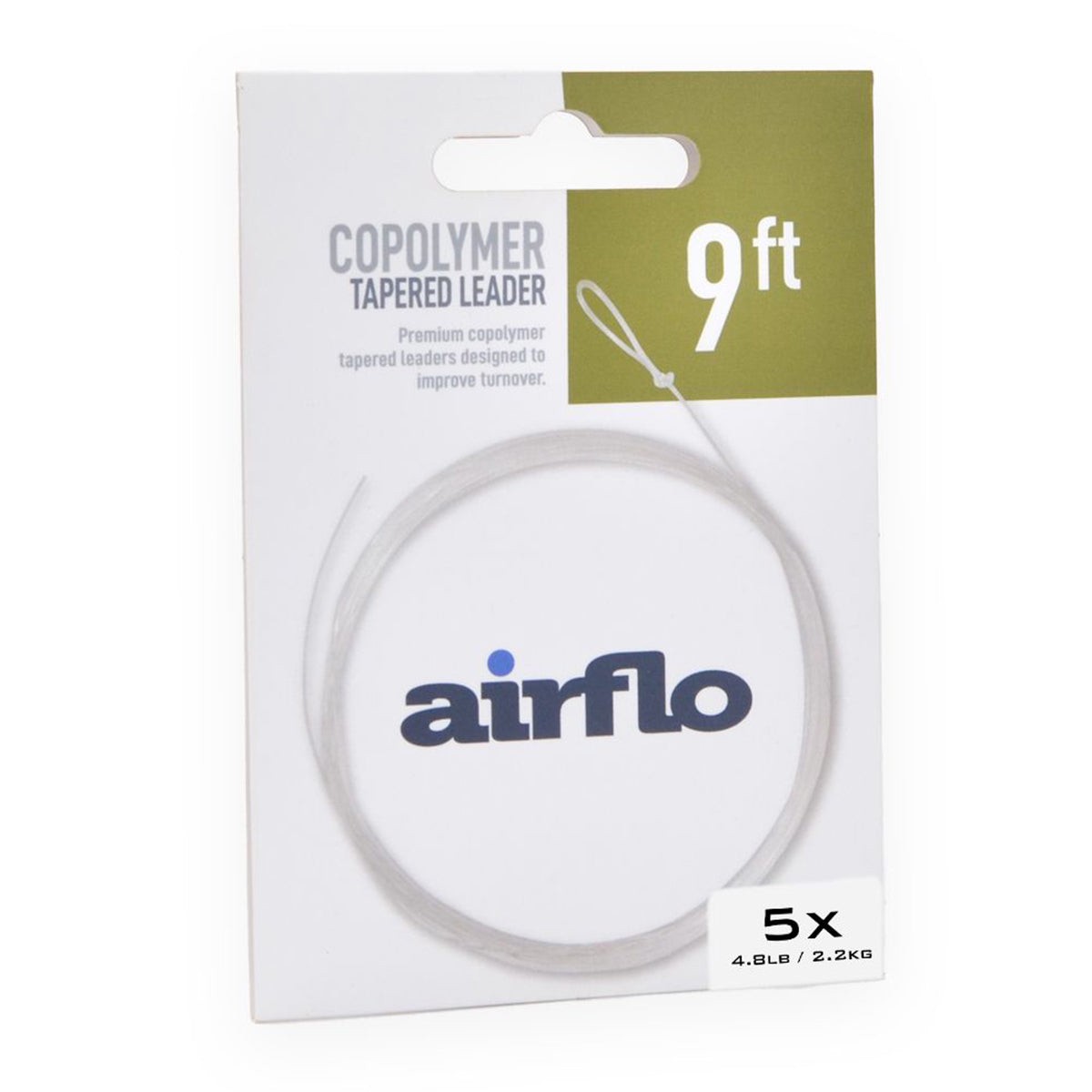 AirFlo Tactical Mono Tapered Leaders 9' 3-Pack