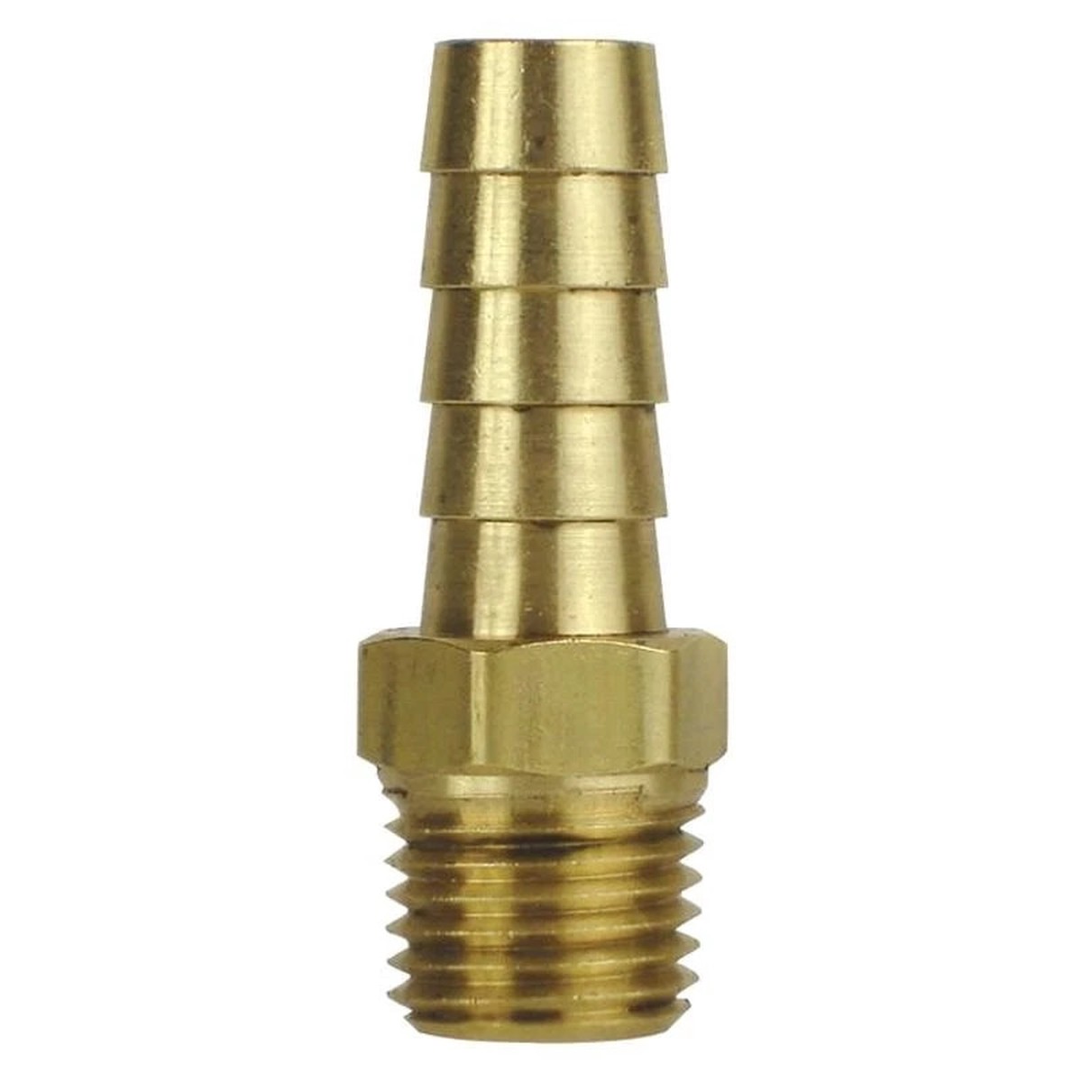 Attwood Universal Brass Fuel Hose Fitting - 1/4" NPT x 3/8" Barb