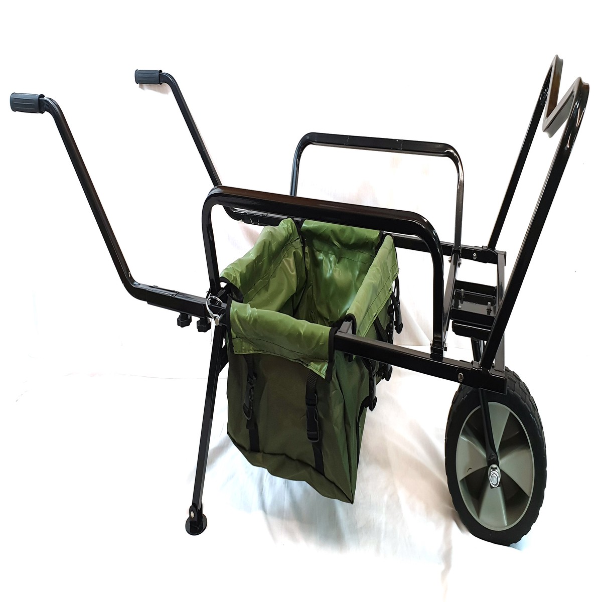 BISON HEAVY DUTY FISHING ONE WHEEL BARROW WITH BARROW BAG