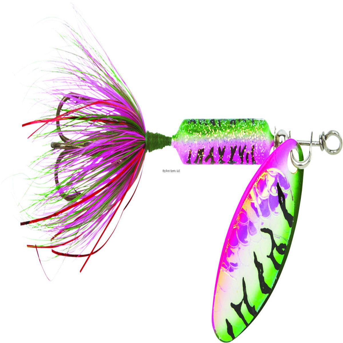 Worden's Rooster Tail 1/6oz Tinsel Rainbow Tiger