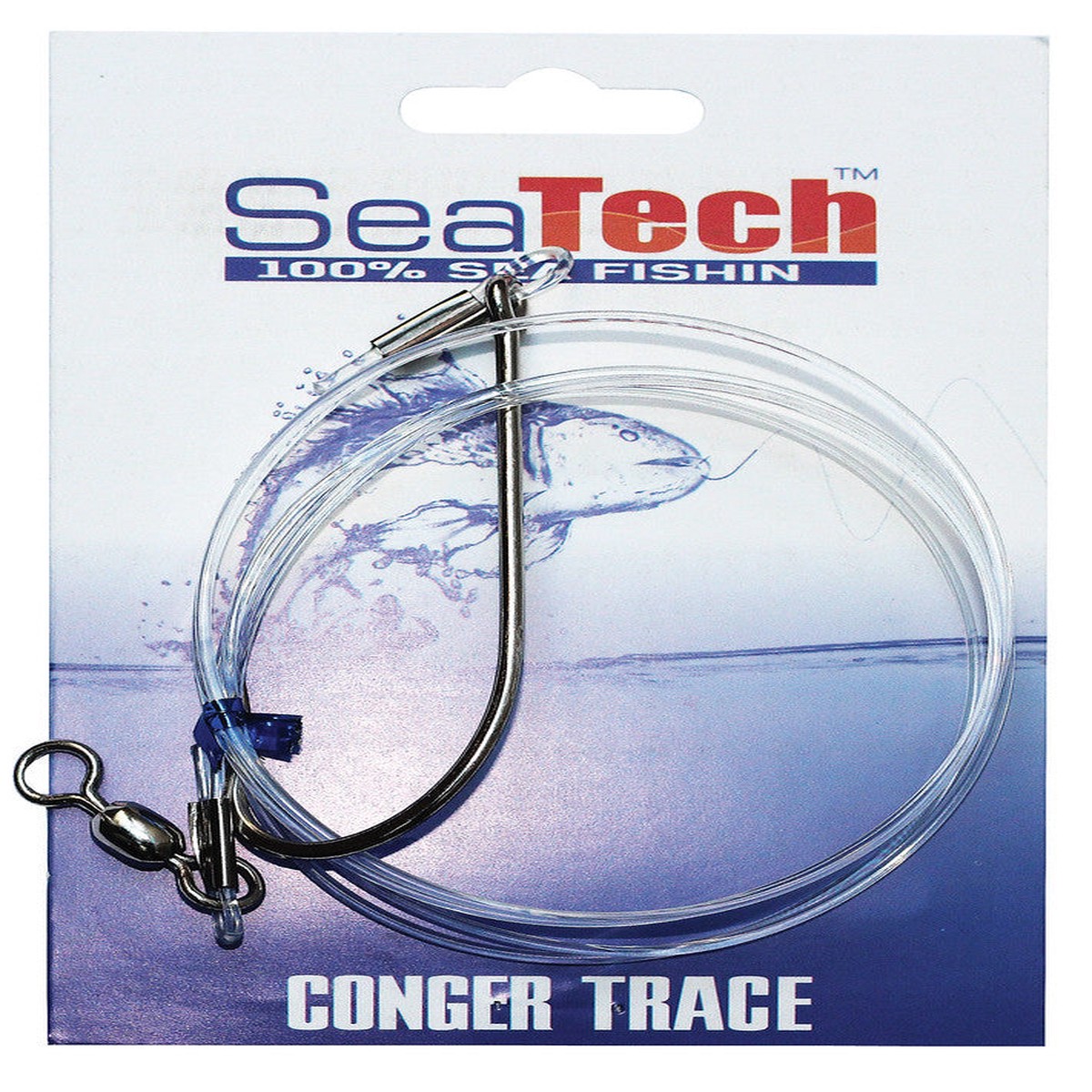 Bulk Buy 5 x Seatech Conger Fishing Trace With 9/0 Hook - 250lb Line