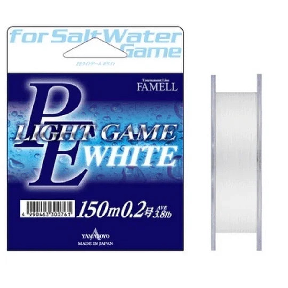 Yamatoyo PE Light Game White Braid 150m