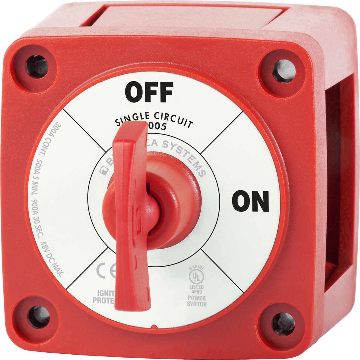 Blue Sea M-series Battery Switch On/off With Key - 6005-BSS