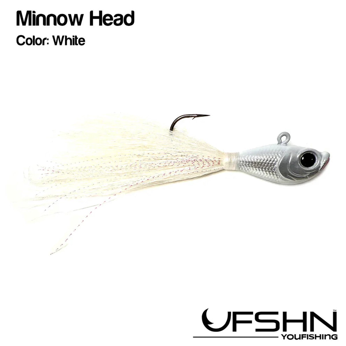 UFSHN Minnow Head Bucktail Jig