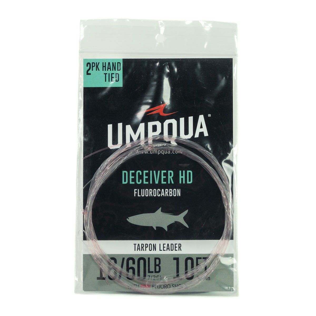 Umpqua Deceiver HD Tarpon Fluoro Leader w/ Pink Shock Tippet - 10'