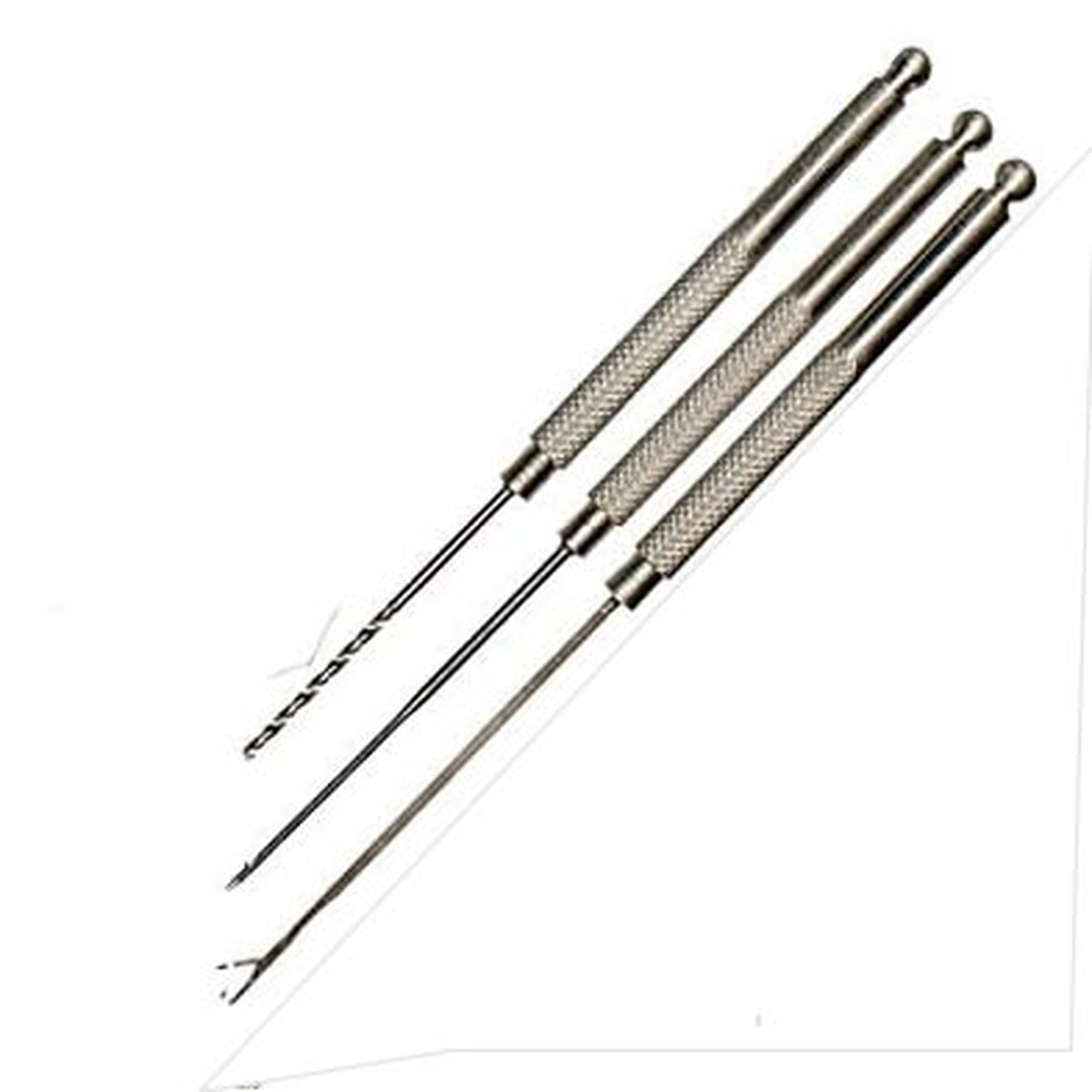 3 peice Stainless steel Baiting Needles For Carp Bait Preparation