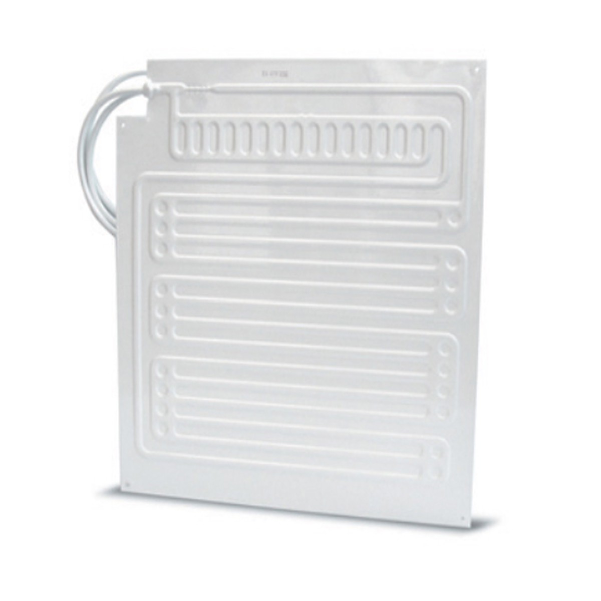 Vitrifrigo Evaporator, Flat, Pressed white aluminum, Quick couplings, Pre-charged, 18-7/8" L x 17-3/4" W, 6 ft. line set PT9-Q