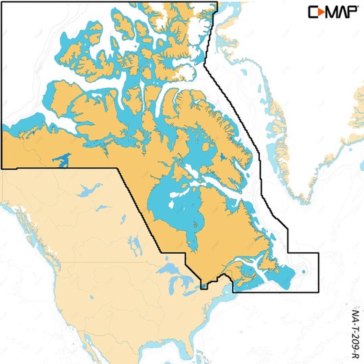 C-Map Reveal X Coastal Canada North And East MicroSD - M-NA-T-209-R-MS