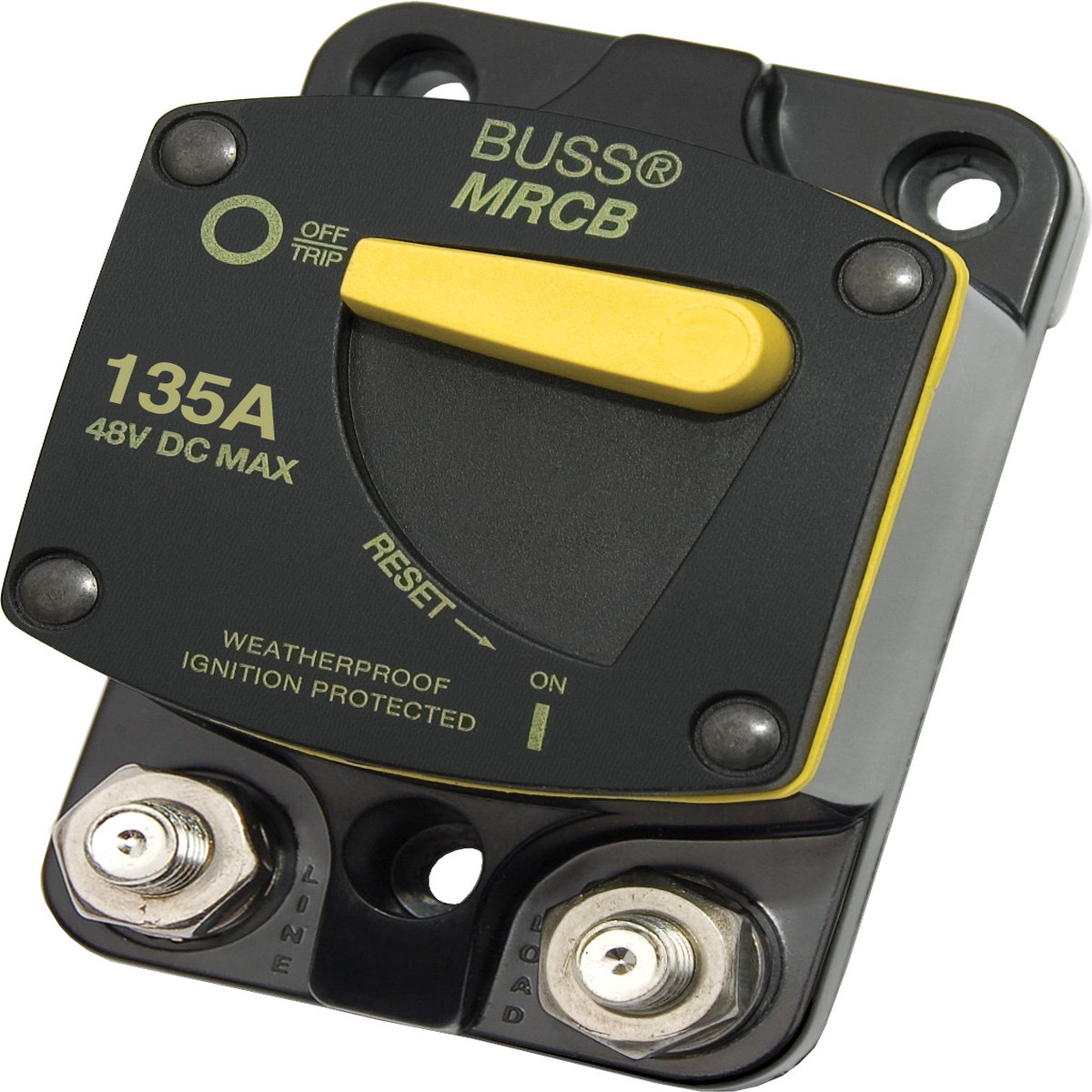 Blue Sea 187-series 135 Amp Circuit Breaker Surface Mount - 7147-BSS