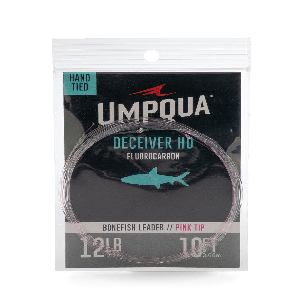 Umpqua Hand Tied Bonefish Leader with Pink Fluoro Tippet