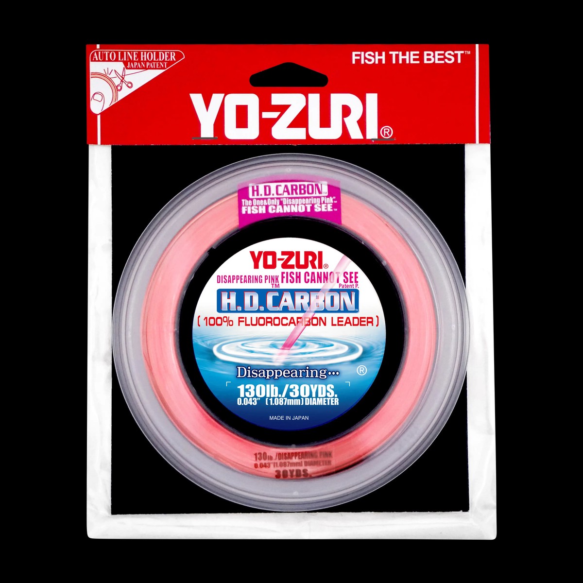 Yo-Zuri H.D. Carbon Disappearing Pink Fluorocarbon Leader