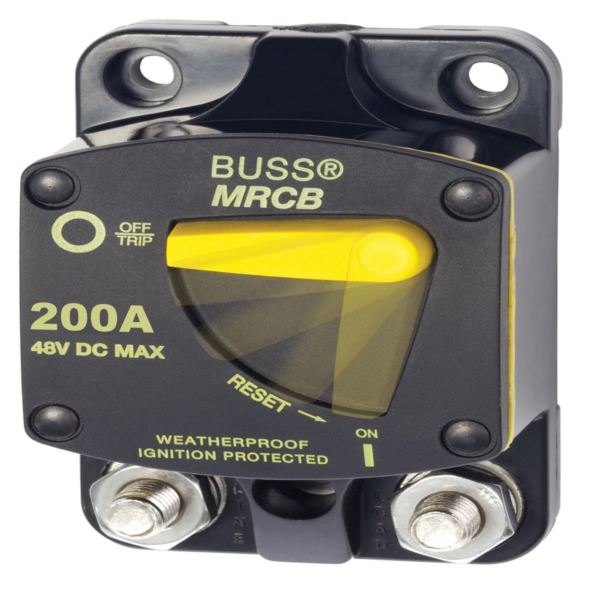 Blue Sea 187-series 200 Amp Circuit Breaker Surface Mount - 7149-BSS