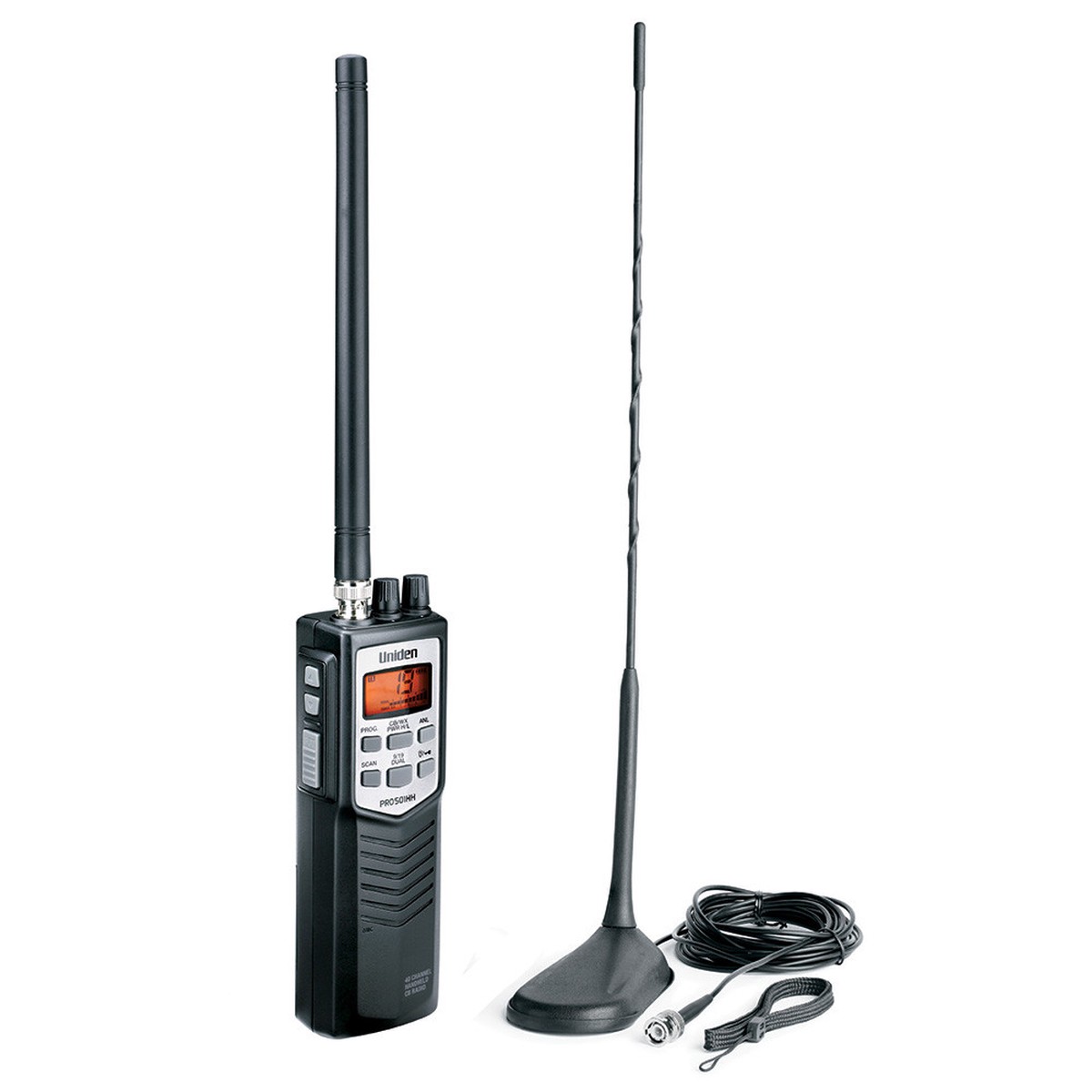 Uniden Handheld CB Radio w/High Gain Magnetic Mount Antenna - PRO501TK