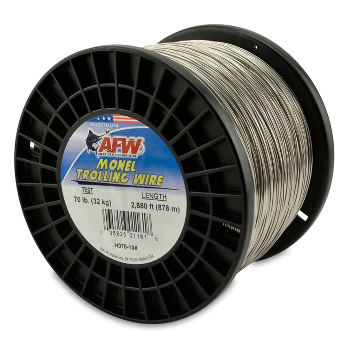 AFW Monel Trolling Wire 10 Pound Spool Test 70