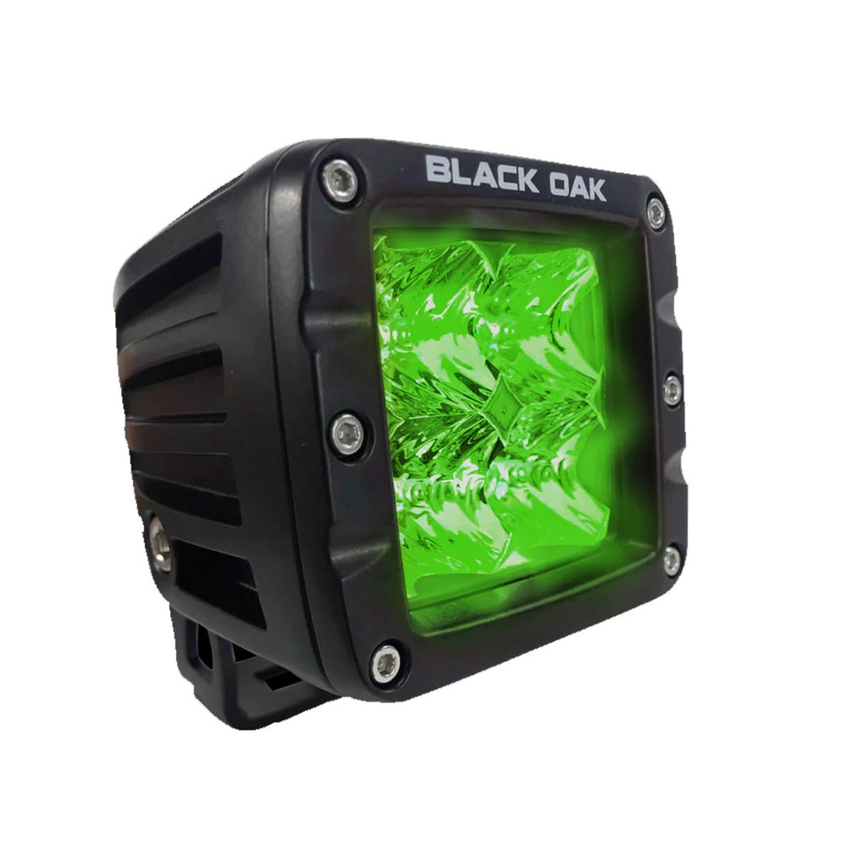 Black Oak Green Hog Hunting 2" Flood Pod - Black -2MIR-2G-POD3OS