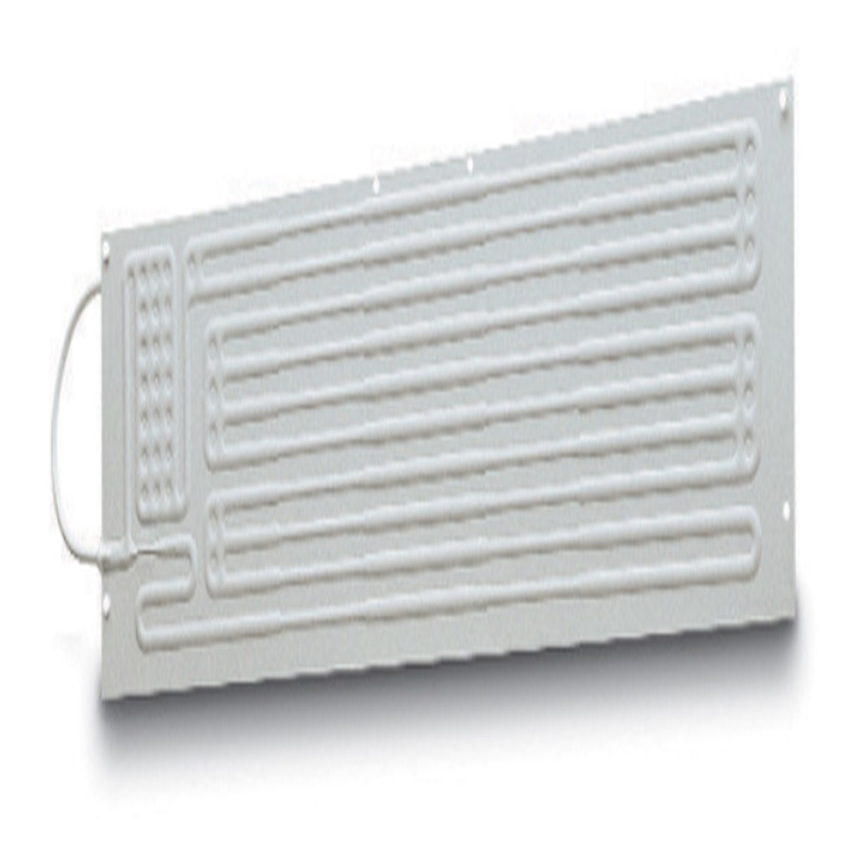 Vitrifrigo Evaporator, Flat, Pressed white aluminum, Quick couplings, Pre-charged, 37-7/16"L x 8-13/16"W, 6 ft. line set PT12-Q