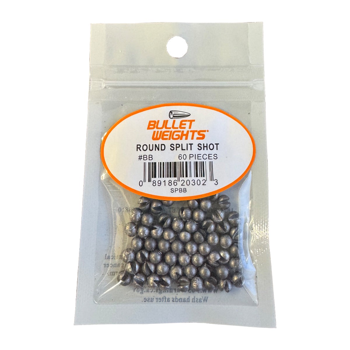 Bullet Weight Round Split Shot