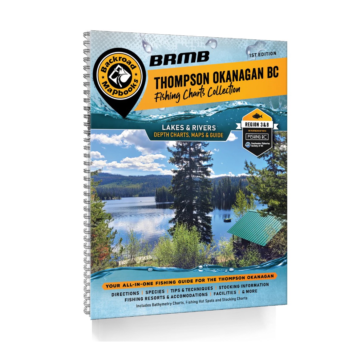Backroad Mapbooks Thompson Okanagan BC Fishing Charts Collection