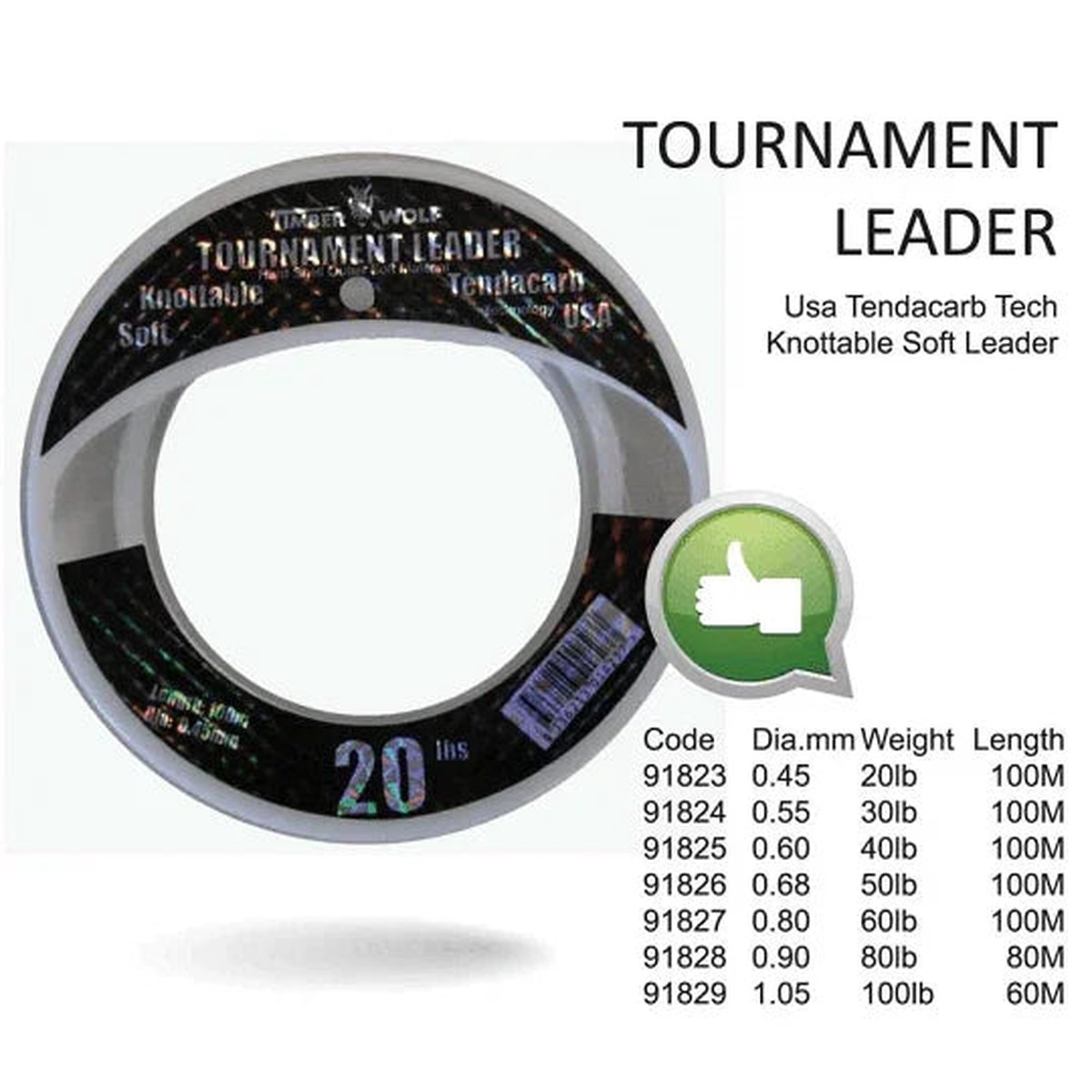 Timber wolf Tournament Leader Fluorocarbon
