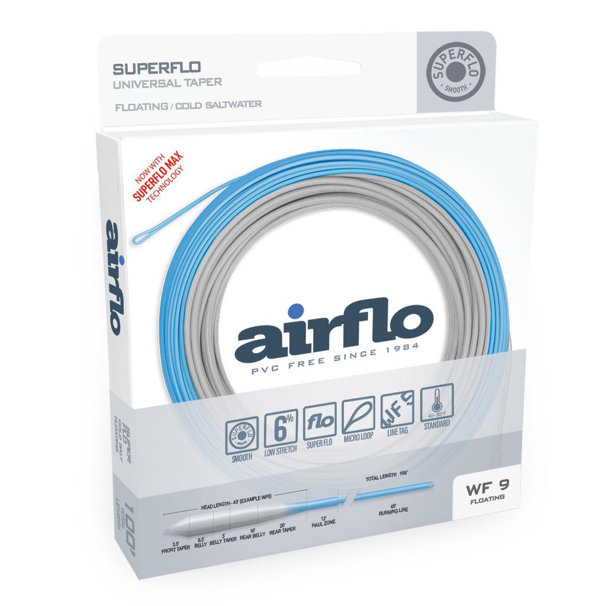 Airflo Superflo Max Cold Saltwater Universal