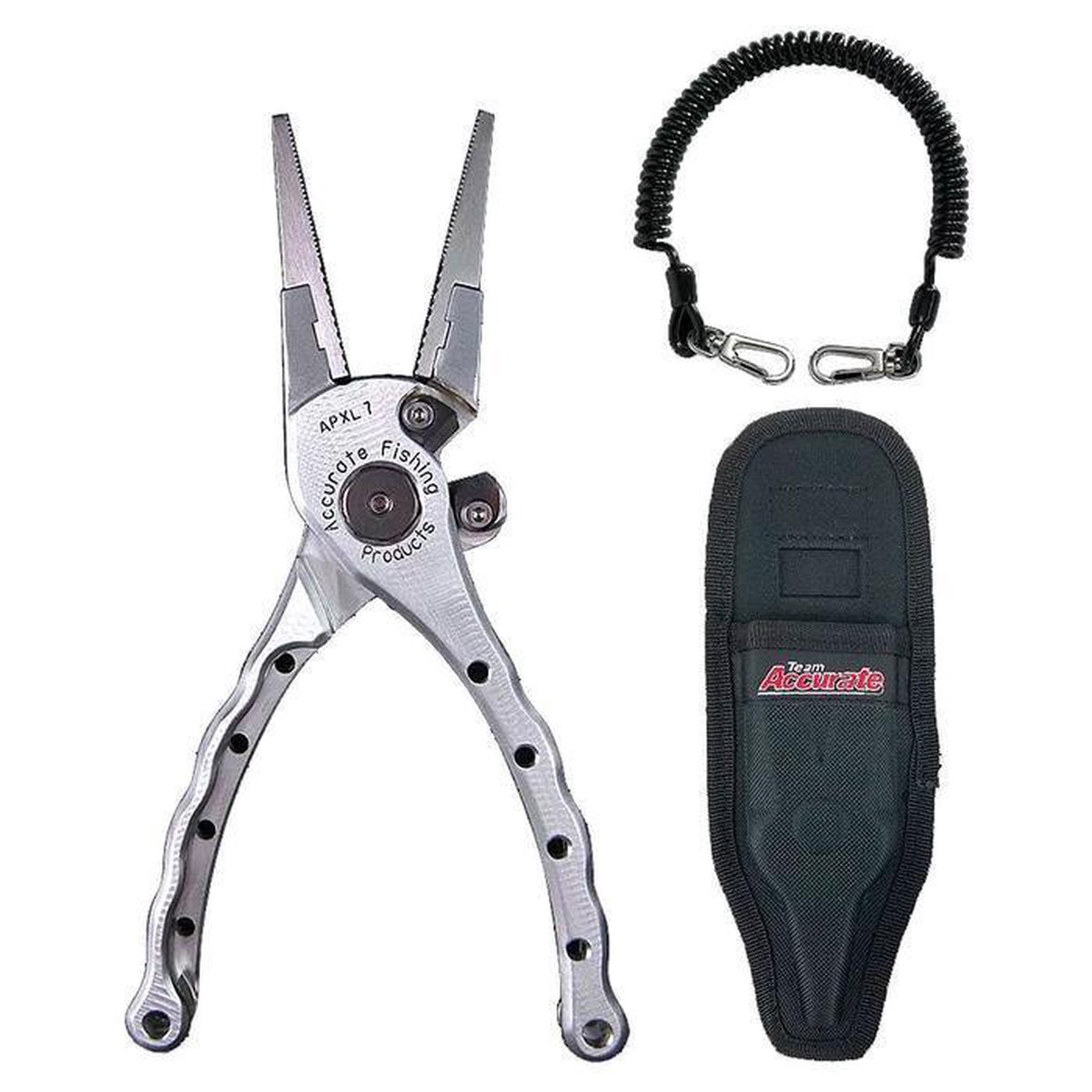 Accurate - 7in Piranha Pliers with Sheath and Lanyard
