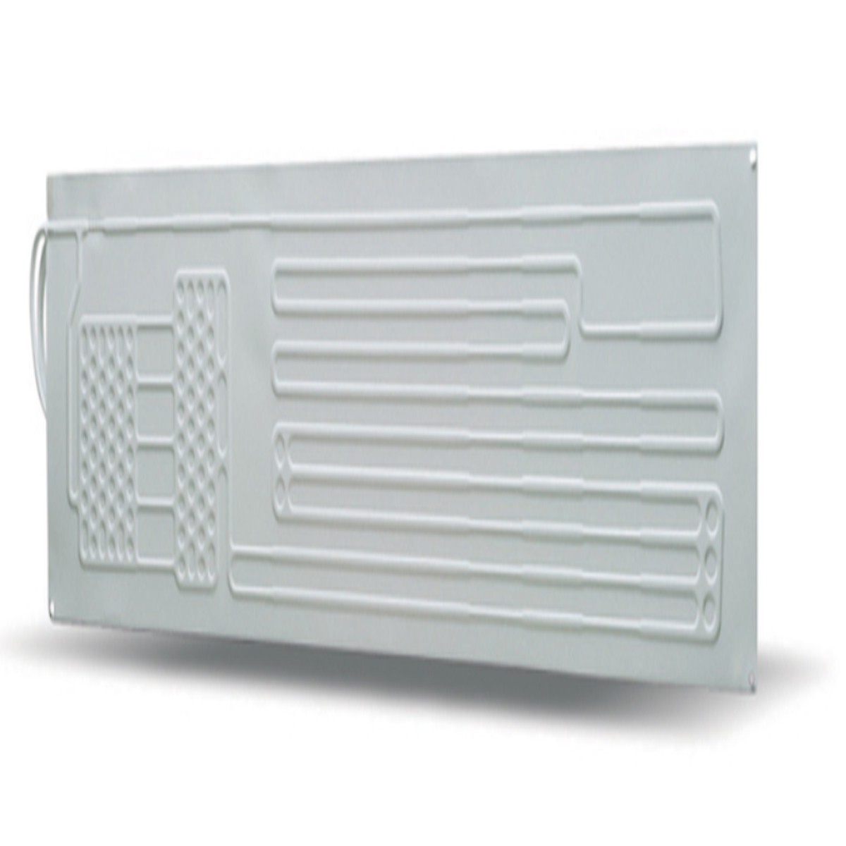 Vitrifrigo Evaporator, Flat, Pressed white aluminum, Quick couplings, Pre-charged, 30-1/16" L x 9" W, 6 ft. line set PT10-Q