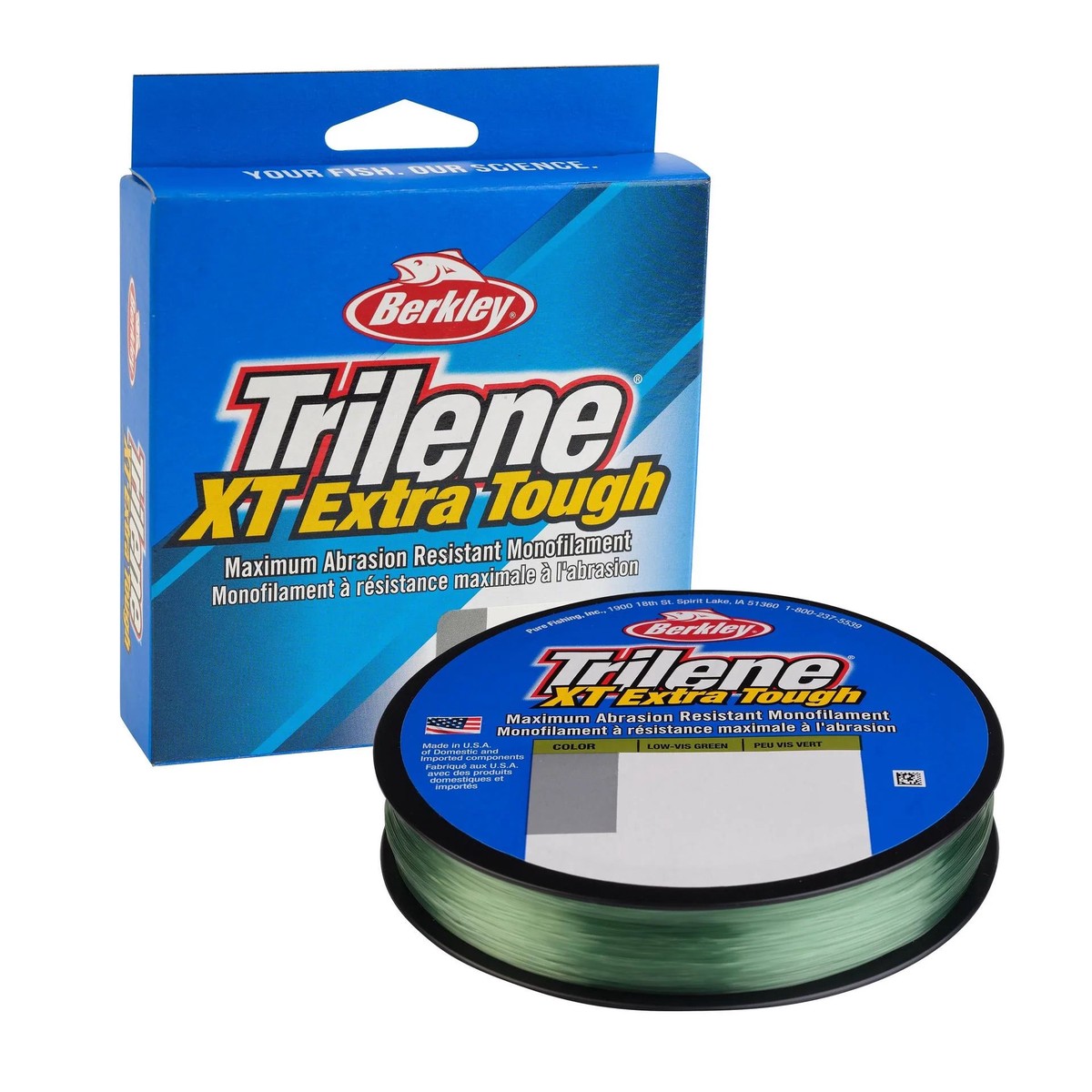 Trilene XT Extra Tough Low-Vis Green 20 lb 270 yd