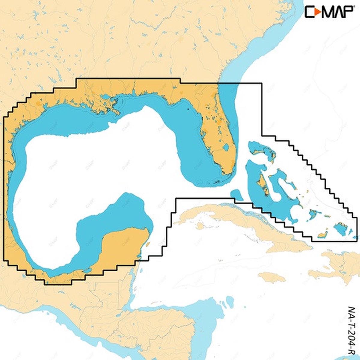 C-Map Reveal X Coastal Gulf Of Mexico And Bahamas MicroSD - M-NA-T204-R-MS