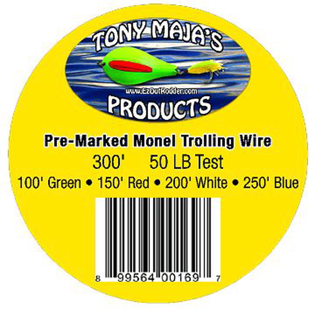 Tony Maja Pre-Marked Monel Trolling Wire Line