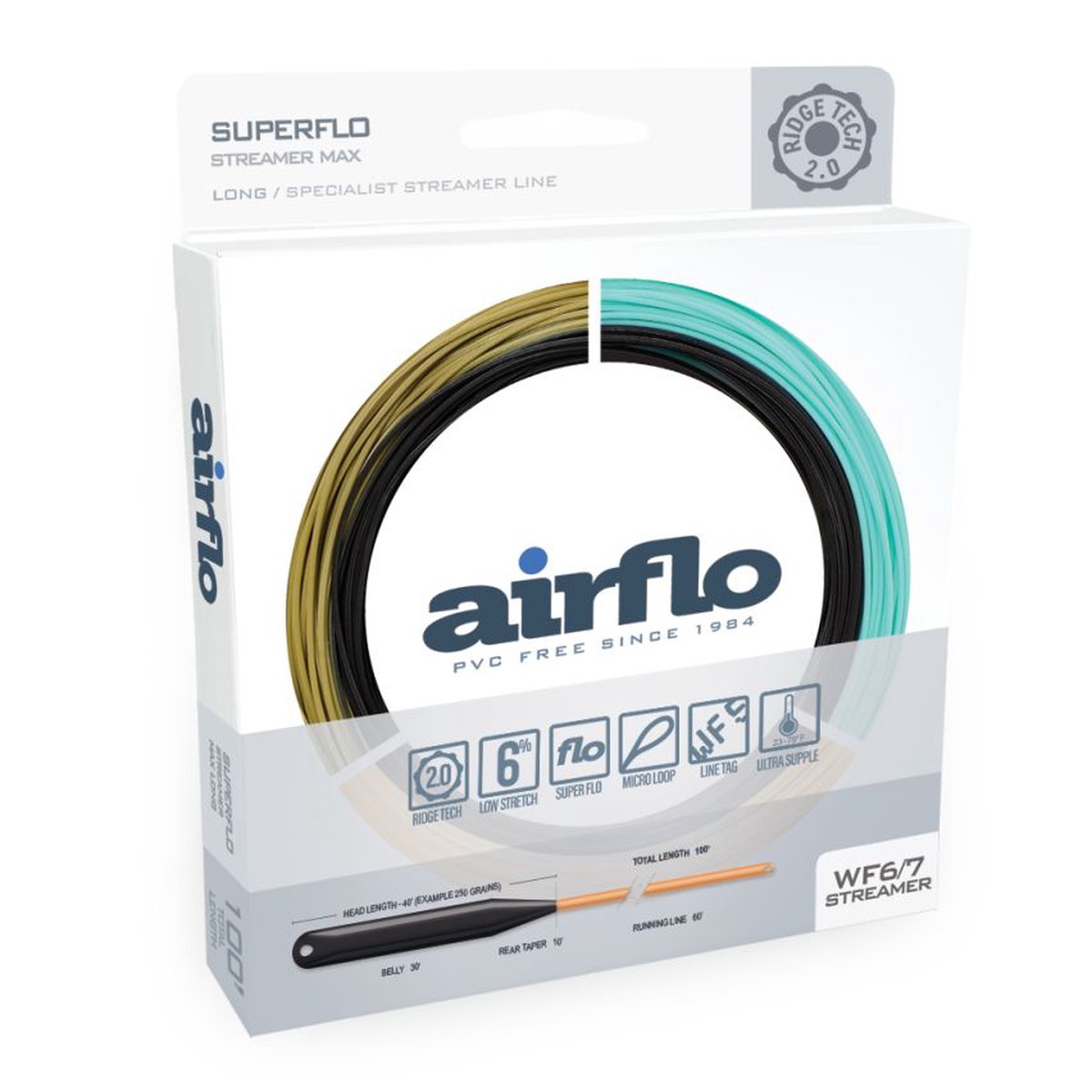 Airflo Superflo Max Ridge 2.0 Streamer Long