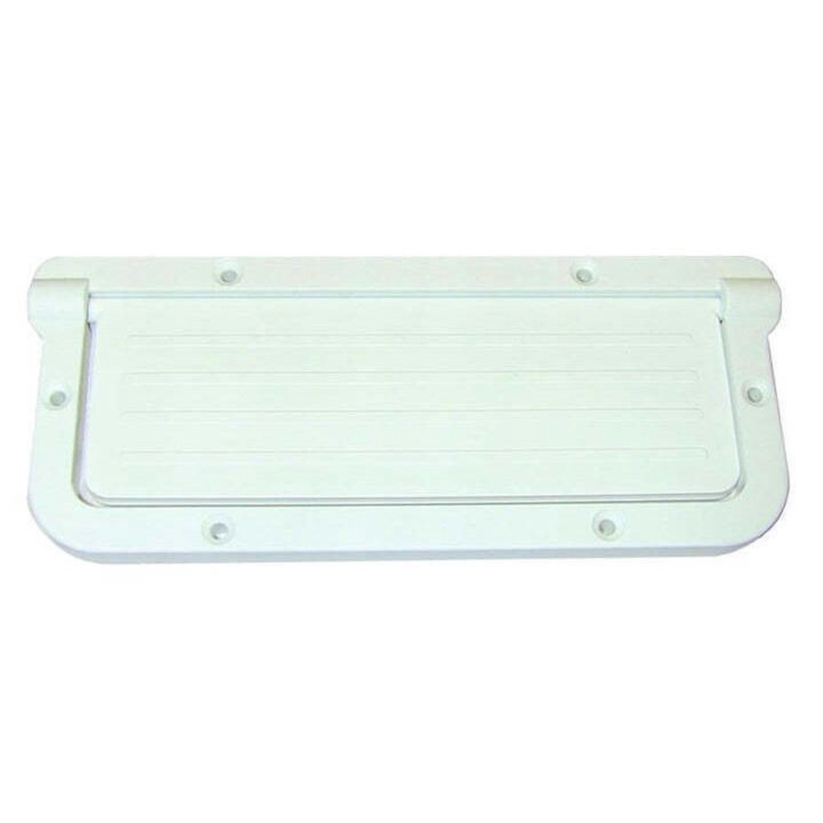 T-H Marine Large Rectangular Scupper - White