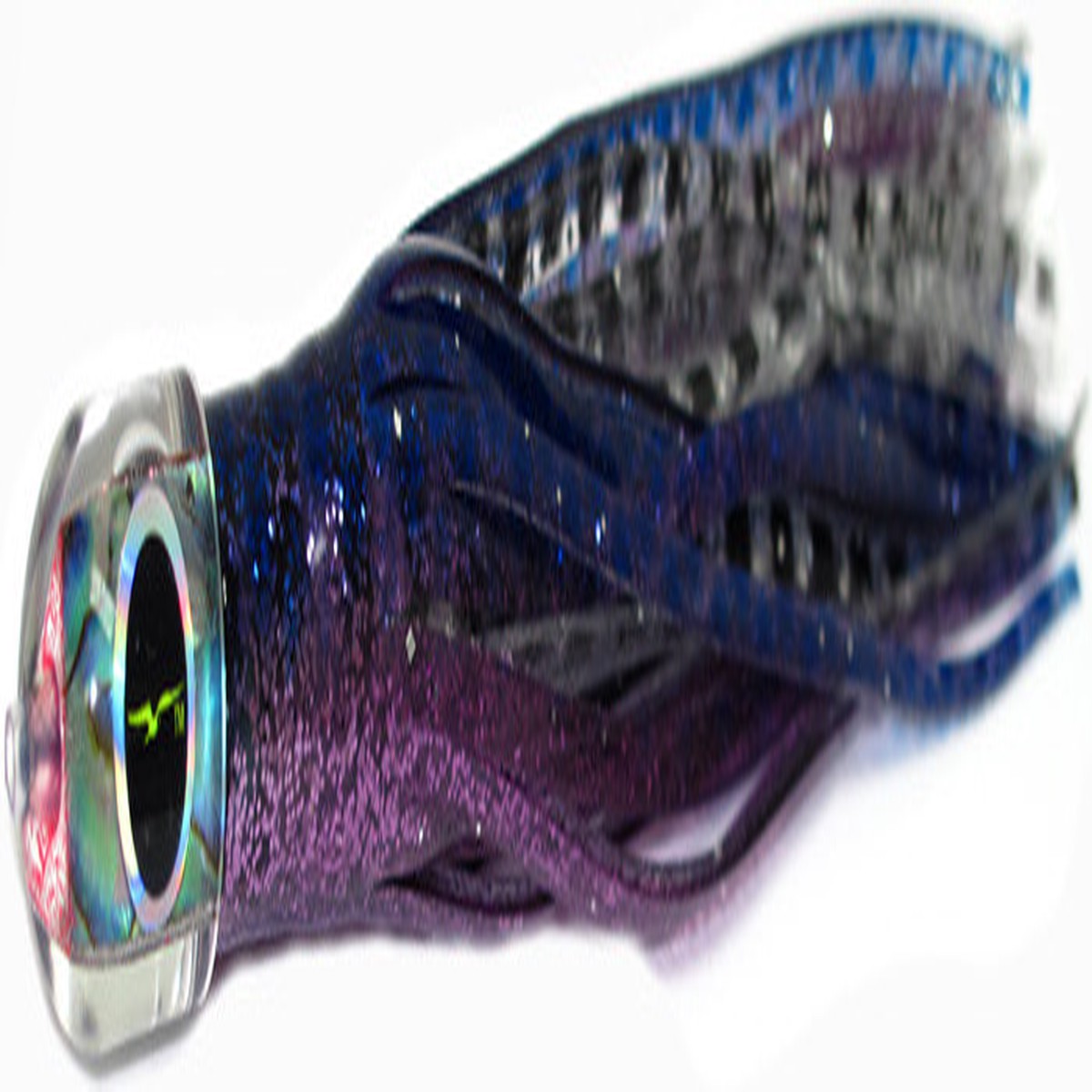 Black Bart Ika Micro Bait - Purple Blue Dot/Silver Tiger