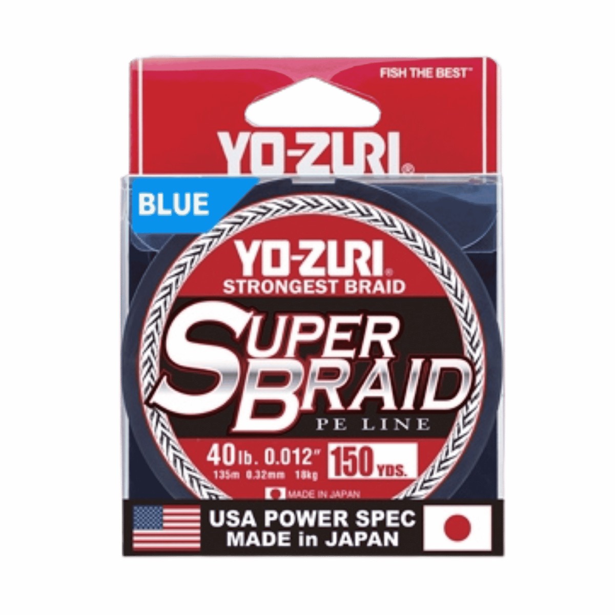 Yo-Zuri SuperBraid Blue High-Visibility Braided Fishing Line