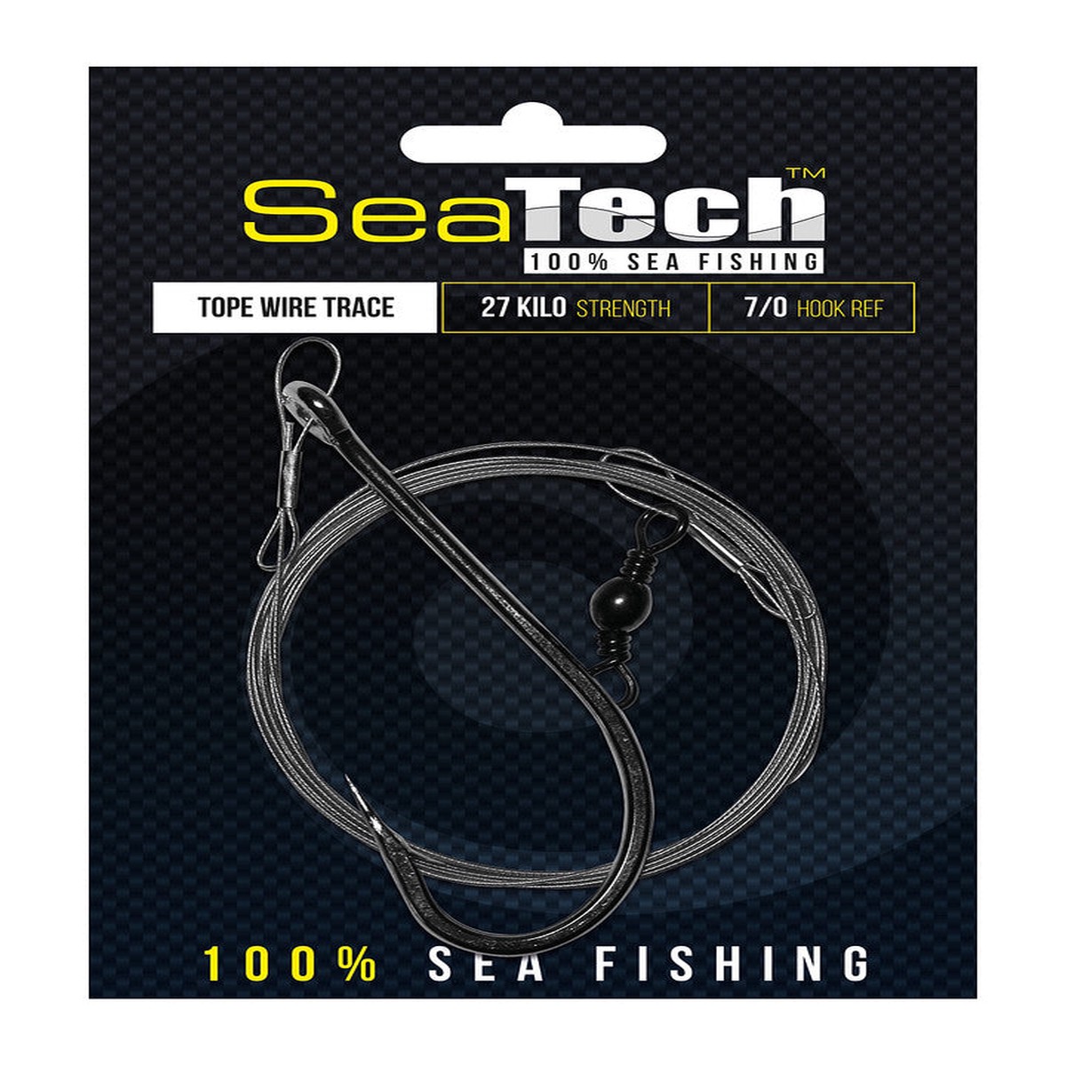 Bulk Buy 5 x Seatech Tope / Conger Fishing Wire Trace Rigs With 7/0 Hook