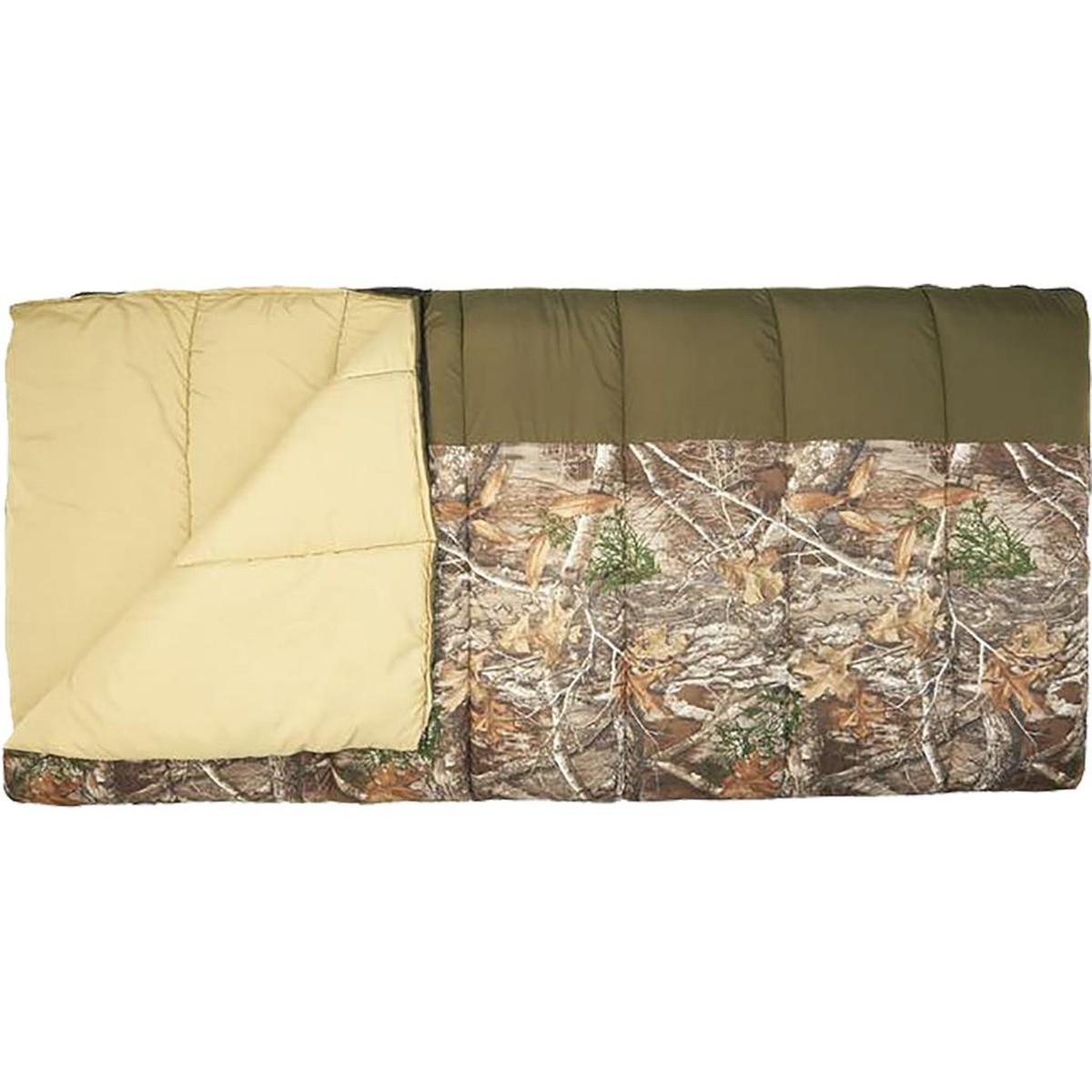 Slumberjack Middle Fork 20/30 Sleeping Bag Realtree Edge