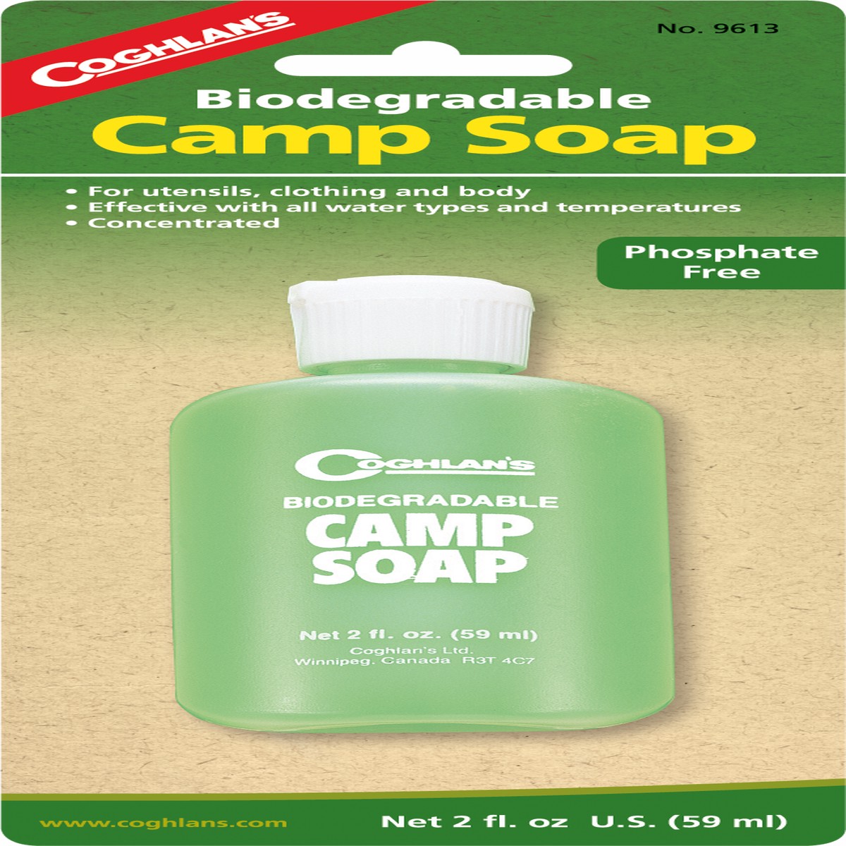 Coghlan's Biodegradable Camp Soap